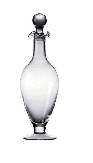 DARTINGTON CRYSTAL RACHAEL FOOTED DECANTER